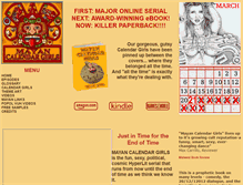 Tablet Screenshot of mayancalendargirls.com
